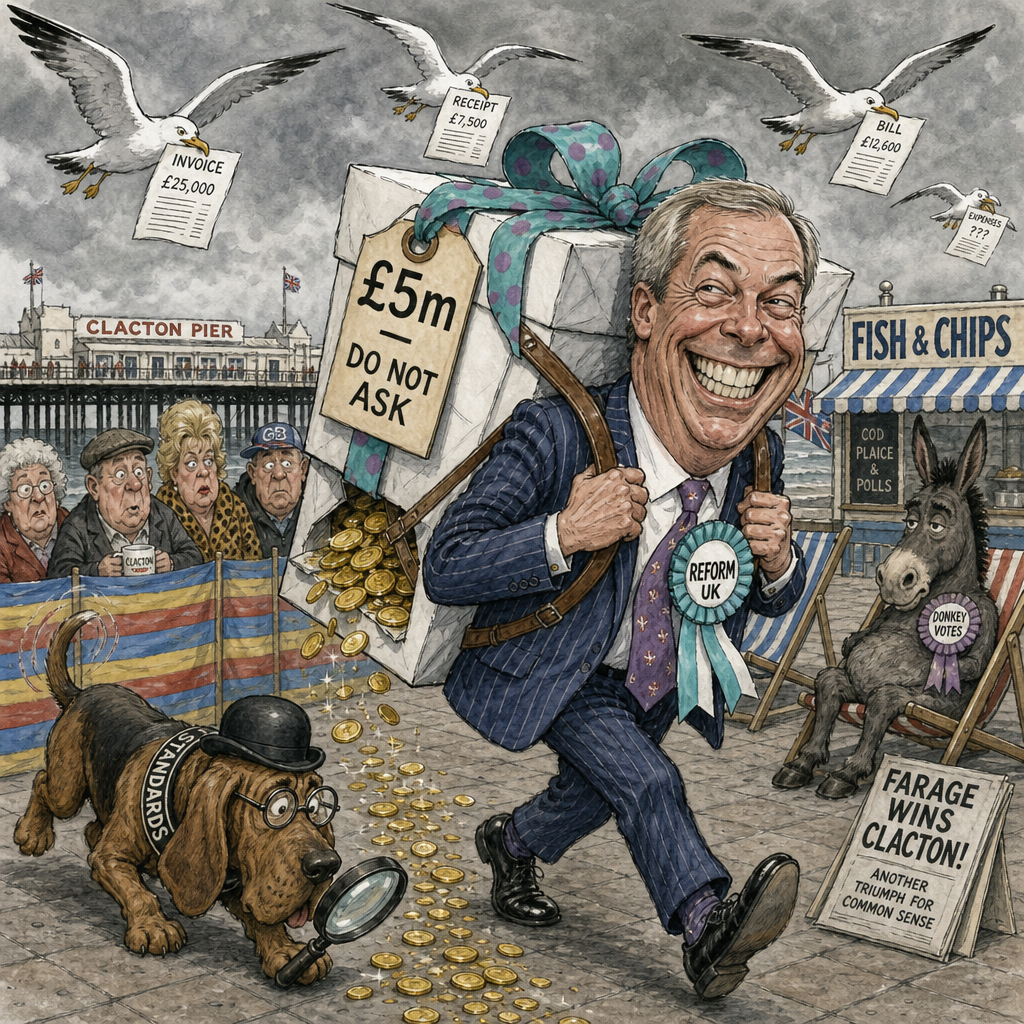 He returned to Parliament light on votes cast personally, but heavy on unexplained baggage.