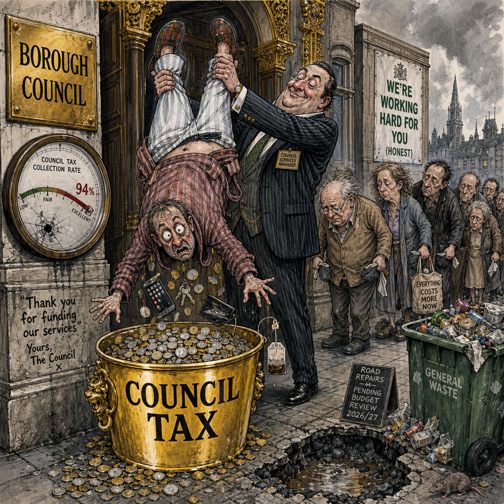 Don't worry — the bins still won't be collected.