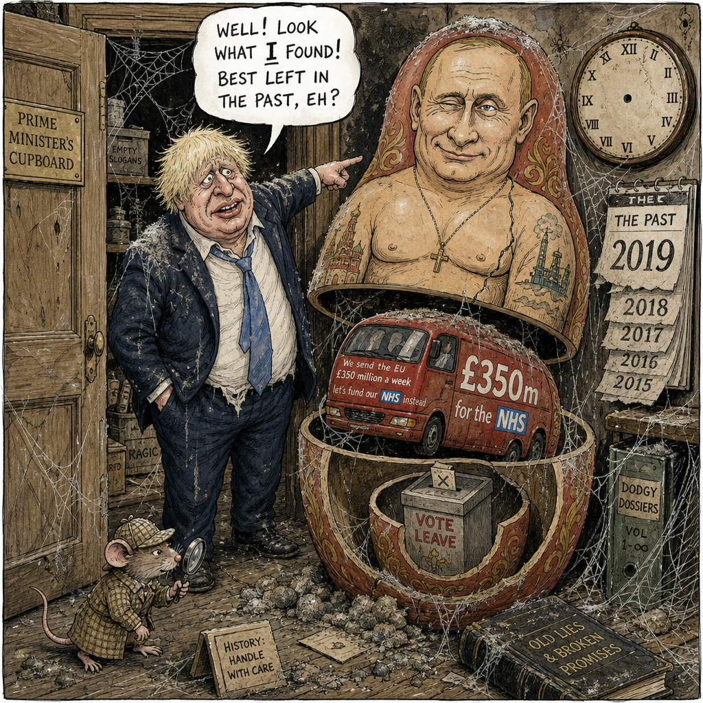 Political cartoon: Better late than never, Prime Minister.